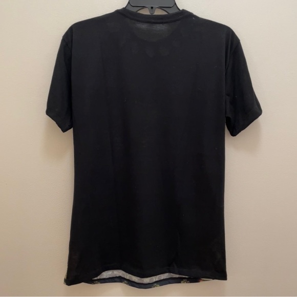 Reworked colorful one of a kind clubbing it boy cutout short sleeve tee size S - Picture 3 of 14